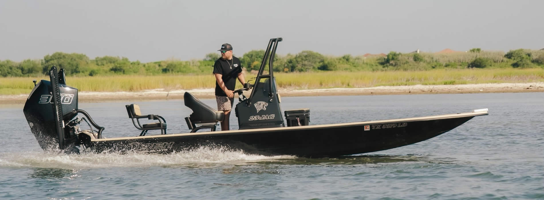 Shallow Draft Fishing Boat