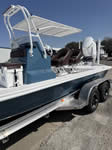 Jireh Shallow Draft Fishing Boat, built in Port O'Connor Texas.
