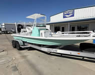 Jireh Shallow Draft Fishing Boat, built in Port O'Connor Texas.